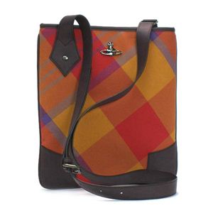 Vivienne Westwood（ヴィヴィアンウエストウッド） ナナメガケバッグ SUMMER TARTAN 4900 レッド