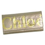 Chloe（クロエ） 長財布 ECLIPSE 3PO303 Long wallet with flap 19E ベージュ/ゴールド