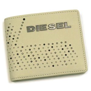 DIESEL（ディーゼル） 二つ折り財布（小銭入れ付） PERF-VIBE 00XM89 PERF-FERISH SMALL T8036 ホワイト