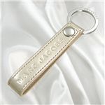 MARC BY MARC JACOBS（マークバイマークジェイコブス） キーホルダー 8233 KEY LOOP SHINY PLASTIC ベージュ