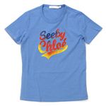 SEE BY CHLOE（シーバイクロエ） Tシャツ 461147 Y17 ブルー 38