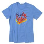 SEE BY CHLOE（シーバイクロエ） Tシャツ 461147 Y17 ブルー 40