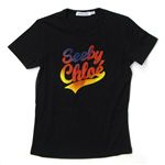 SEE BY CHLOE（シーバイクロエ） Tシャツ 461147 C74 ブラック 42