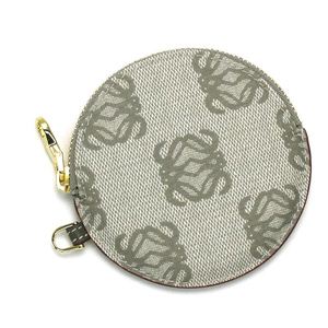 Loewe（ロエベ） 小銭入れ ANAGRAM COATED CANVA 168.80.951 COOKIE 1490 ライトグレー