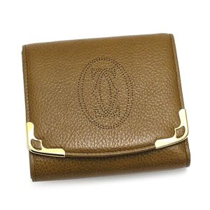 Cartier（カルティエ） 三つ折り財布（小銭入れ付） MARCELLO L3000812 キャメル
