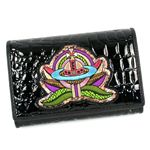 Vivienne Westwood（ヴィヴィアンウエストウッド） 二つ折り財布（小銭入れ付） APPLIQUE 2232 ブラック