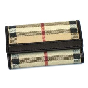 Burberry（バーバリー） キーケース 2AR202シャイニーネイヴィー 3650226 KEYCASE HYM 2070 ダークブラウン