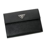 Prada（プラダ） 二つ折り財布（小銭入れ付） SAFFIANO M510A F0002 ブラック