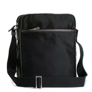 Prada（プラダ） ショルダーバッグ TESSUTO BOW VA0795 F0892 ダークブラウン/ブラック