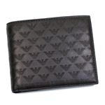 Emporio Armani（エンポリオ・アルマーニ） 二つ折り財布（小銭入れ付） YC043 YEM122 87131 ダークブラウン