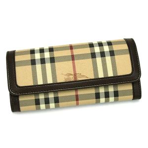 Burberry（バーバリー） 長財布 2AR202シャイニーネイヴィー 3640448 MOLLY HYM 2070 ダークブラウン