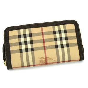 Burberry（バーバリー） 長財布 2AR202シャイニーネイヴィー 3640455 LG ZIGGY HYM 2070 ダークブラウン