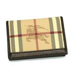 Burberry（バーバリー） 名刺入れ 2AR202シャイニーネイヴィー 3648052 BSCRDHLD HYM 2070 ダークブラウン