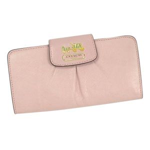 Coach（コーチ） 長財布 MADISON LEATHER 41975 ピンク