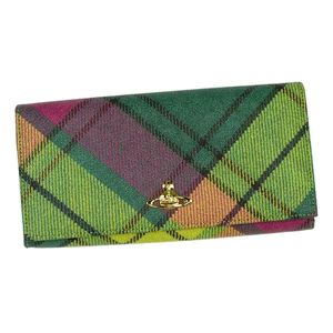 Vivienne Westwood（ヴィヴィアンウエストウッド） 長財布 DERBY 1032 ライトグリーン