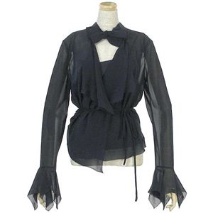 MAXMARA（マックスマーラ） STUDIO シャツ INDO 4 ネイビー 44