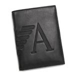 Emporio Armani（エンポリオ・アルマーニ） 二つ折り財布（小銭入れ付） YEM368 ブラック