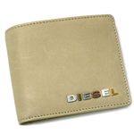 DIESEL（ディーゼル） 二つ折り財布（小銭入れ付） JEM WALLETS 00XP32 HIRESH SMALL T8029 アイボリー