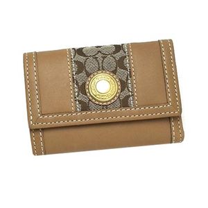 Coach（コーチ） 三つ折り財布（小銭入れ付） ERGO LEATHER 40501 ERG LTH MIN WAL BCAKH キャメル