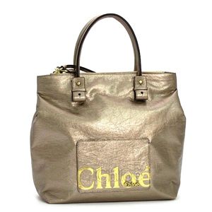 Chloe（クロエ） トートバッグ ECLIPSE 3SO456 Tote 19E ベージュ/ゴールド