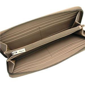 Ferragamo(フェラガモ) 長財布 GANCIO INLET VITELLO 22A963 433855 ライトピンク