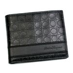 Ferragamo（フェラガモ） 二つ折り財布（小銭入れ付） GAMMA 668734 433496 ブラック