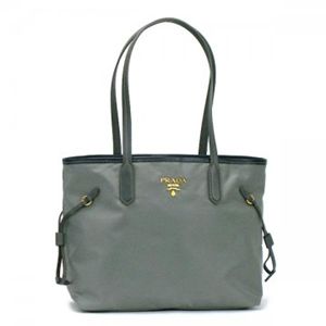 Prada（プラダ） トートバッグ TESSUTO+SAFFIANO BR3925 ライトグレー