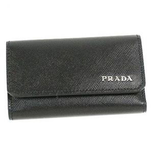 Prada（プラダ） キーケース SAFFIANO CORNER 2M0025 ブラック