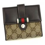 Gucci（グッチ） Wホック財布 MATCH BALL 233004 9791 ベージュ/ダークブラウン