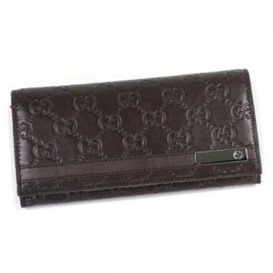 Gucci（グッチ） 長財布 MEN BAR 233112 2019 ダークブラウン