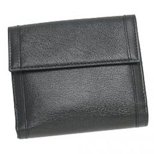 Bvlgari(ブルガリ) Wホック財布 DOPPIO TONDO 25215 ブラック/ゴールド