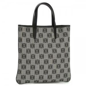 Loewe（ロエベ） トートバッグ ANAGRAM COATED CANVA 368.80.B85 1100 ブラック