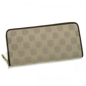 Loewe（ロエベ） 長財布 MINI ANAGRAMS 121.80.C19 ベージュ