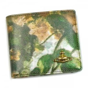 Vivienne Westwood（ヴィヴィアンウエストウッド） 二つ折り財布（小銭入れ付） EBURY 730V レッド/ブラウン H10.5×W11×2.5