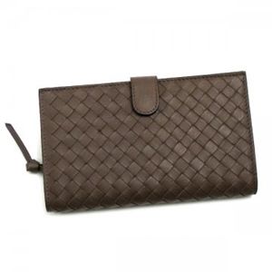 BOTTEGA VENETA（ボッテガヴェネタ） 長財布 PORTAFOGLIO INTR.NAP 114074 2106 ダークブラウン/ブラック