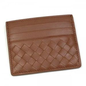 BOTTEGA VENETA(ボッテガベネタ) カードケース P.FOGLIO INTRECCIATO 162150 6308 キャメル/ブラウン H8×W10