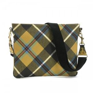 Vivienne Westwood(ヴィヴィアンウエストウッド) ナナメガケバッグ DERBY 4003  イエロー H23.5×W30
