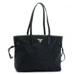 Prada(プラダ) トートバッグ TESSUTO+SAFFIANO BR4001 G55 ダークグレー H28×W44/34×D13