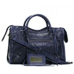 Balenciaga(バレンシアガ) ショルダーバッグ CITY CLASSIC 115748 4170 ネイビー H23×W37×D12.5
