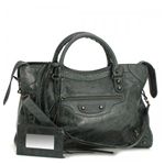 Balenciaga(バレンシアガ) ショルダーバッグ CITY CLASSIC 115748 1202 ダークグレー H23×W37×D12.5