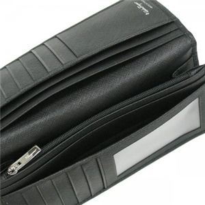Ferragamo(フェラガモ) 長財布 GANCINI ICONA VITELL 22B043 439614 ブラック H10×W18.5×D2.5