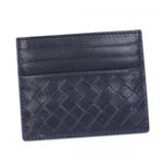 BOTTEGA VENETA（ボッテガベネタ） カードケース V3072レザー 162150 5009 ダークネイビー H8×W10 【ブランド7sale】12月7日15時まで限定値下げ1個限り