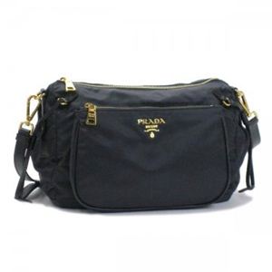 Prada（プラダ） ショルダーバッグ TESSUTO+SAFFIANO BT0689 170 ダークグレー H20×W29×D12