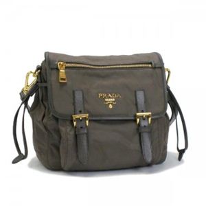 Prada（プラダ） ショルダーバッグ TES+SAFFIANO BT0692 170 グレー H23×W23×D9.5