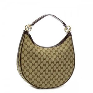 Gucci（グッチ） ホーボー GG TWINS 232962 9643 ベージュ/ダークブラウン H2（C）×W33×D11