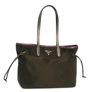 Prada�i�v���_�j �g�[�g�o�b�O TESSUTO+SAFFIANO BR4001 �_�[�N�u���E�� �y�u�����h7sale�z 3��8��15���܂Ō���l����