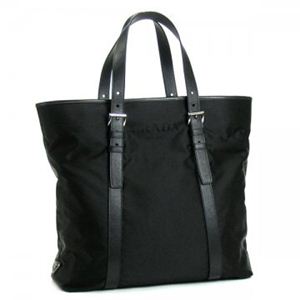 Prada（プラダ） トートバッグ NYLON LOGO JACQUARD VA0794 F0002 ブラック （H39×W39×D14）