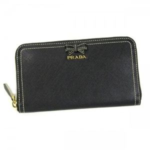 Prada（プラダ） 長財布 SAFFIANO FIOCCO COLO 1M0506 632 ブラック