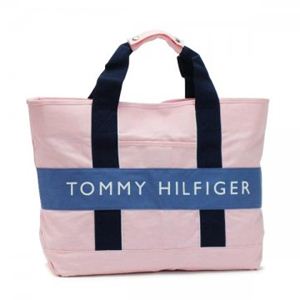 TOMMY HILFIGER(トミーヒルフィガー) トートバッグ LOGO CLASSICS L500081 661 PINK/ SLATE BLUE