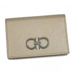 Ferragamo(フェラガモ) カードケース GANCINI ICONA VITELL 22A552 437433 ブロンズ